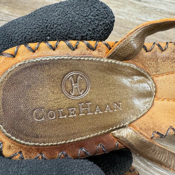 Cole Haan Leather Flip Flops Women's Size 6 - Picture 5 of 6